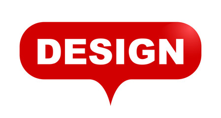 red vector bubble banner design