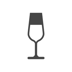 Champagne glass icon, Champagne Toast Icon - Illustration