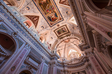 Obraz premium San Salvatore church, Noto, sicily, Italy