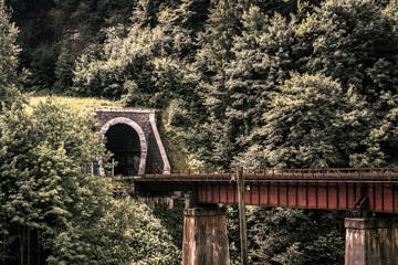 Abandoned mountains railway