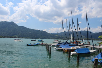 Fototapeta na wymiar Lago em Tegernsee - Alemanha
