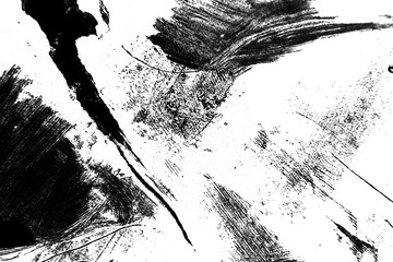 black and white background, texture of a rough hand drawn brush