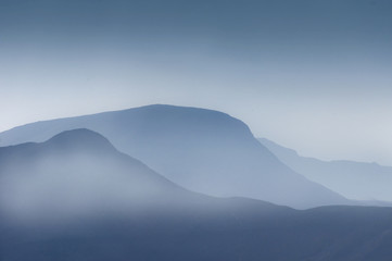 Misty Blue Mountains