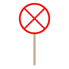 do not enter sign