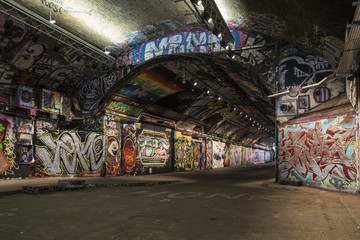 Banksky Tunnel in London