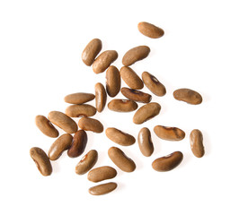 beans isolated on white background