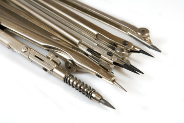 image of drawing tools close-up