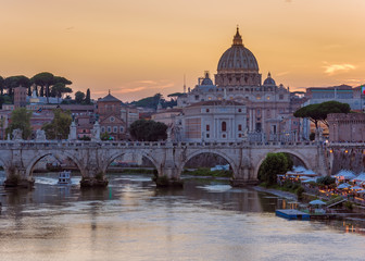 Fototapeta premium Bazylika Świętego Piotra Watykan Włochy