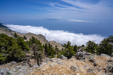 Fototapeta premium Mountain Ainos from the top of Kefalonia Greece