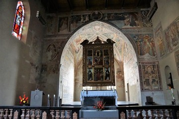 Kirche in Ascona in der Schweiz  - 215824215