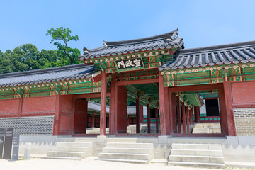 Changdeokgung scene in Seoul city, South Korea