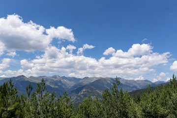 Fototapeta premium Beautiful Landscape in Col de Beixalis, La Massana, Andorra