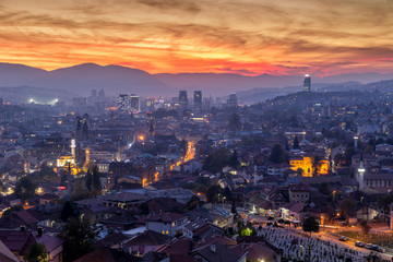 Obraz premium Sarajevo capital of Bosnia