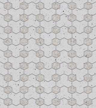 Geometric paving pattern seamless texture