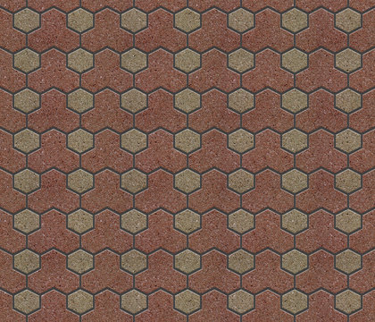 Geometric paving pattern seamless texture