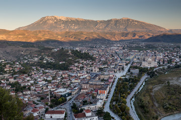 Berat , old small city in Albania