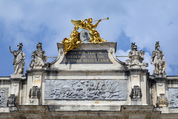Fototapeta na wymiar Arc Here - Stanislas Palace - Nancy - France