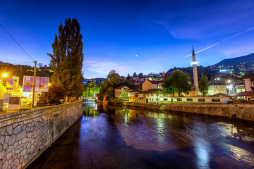 Naklejka premium Sarajevo capital of Bosnia