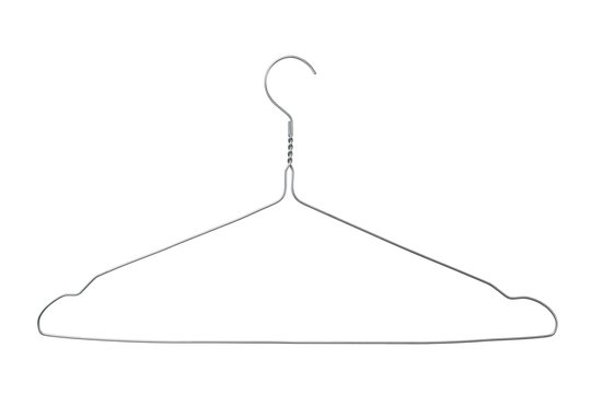 Wire coat hanger