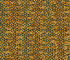 Irregular hexagons seamless template imitation of fantasy reptile skin texture