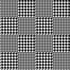 vector houndstooth seamless black and white pattern - 215831085