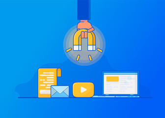 Attracting online customers. Inbound marketing.