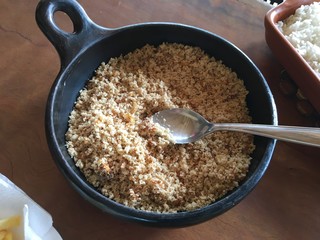 Typical brazilian farofa