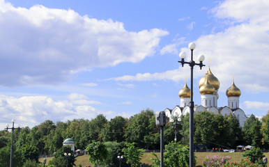 The assumption Cathedral is the Cathedral of the Orthodox Church of the Yaroslavl diocese. Yaroslavl