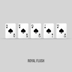 Poker Card Hand - Royal Flush