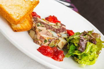 Restaurant food
