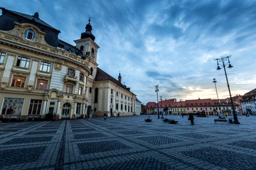 Fototapeta na wymiar Sibiu wonderful city in transilvania , Romania