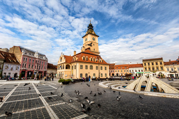 Brasov  wonderful city in transilvania  , Romania - 215833620