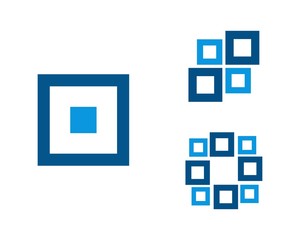 square logo icon template symbol