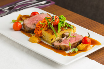 Restaurant food