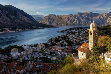 Fototapeta na wymiar Kotor great city in Montenegro