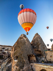 Fototapeta na wymiar Wonderful landscape in Cappadocia , Turkey