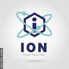 Atom Letter I Logo/Icon 