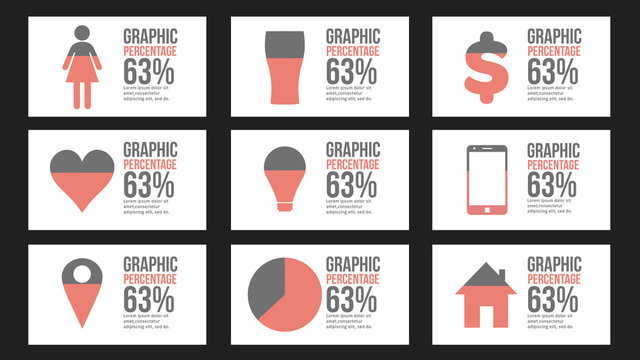 Graphic Percentages Infographic