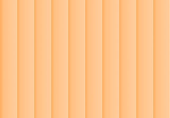 Fototapeta premium Colorful background consisting of orange rectangle in a row next to each other. Mosaic of geometric elements. Orange vertical louver of parts