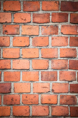 Fototapeta premium red brick wall as texture or background