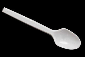Plastic spoon