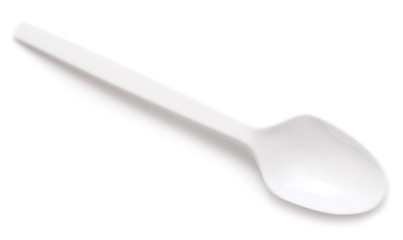 Plastic spoon