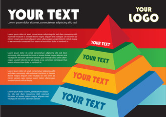 Pyramid diagram layout