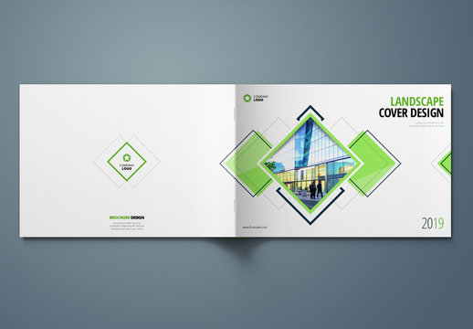 Green Landscape Cover Layout
