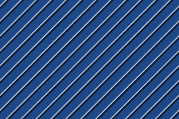 Obraz premium Blue striped background diagonal fabric texture