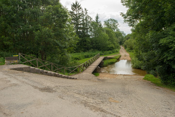 The road to Santiago as it passes through Burguete