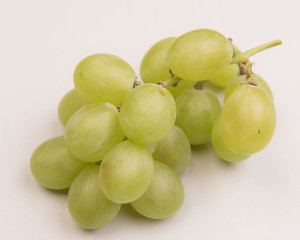 
white grapes on colorful backgrounds