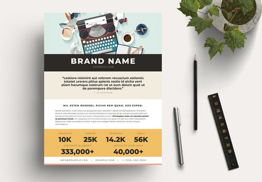 Write Stuff Media Kit Layouts