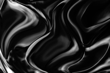 Black background with waves