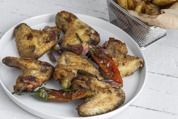 Fried chicken wings